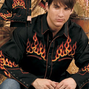 check out my sweet flame shirt
