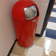 just a normal trashcan
